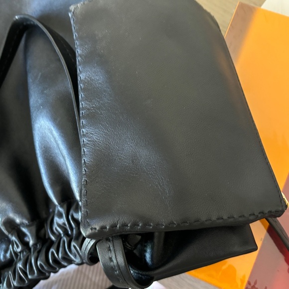 PROENZA SCHOULER calf leather drawstring tote bag with inner pouch - Picture 11 of 16